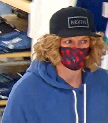 Subject in Blonde wig