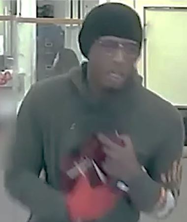 Subject wanted for brazen smash & grab robbery