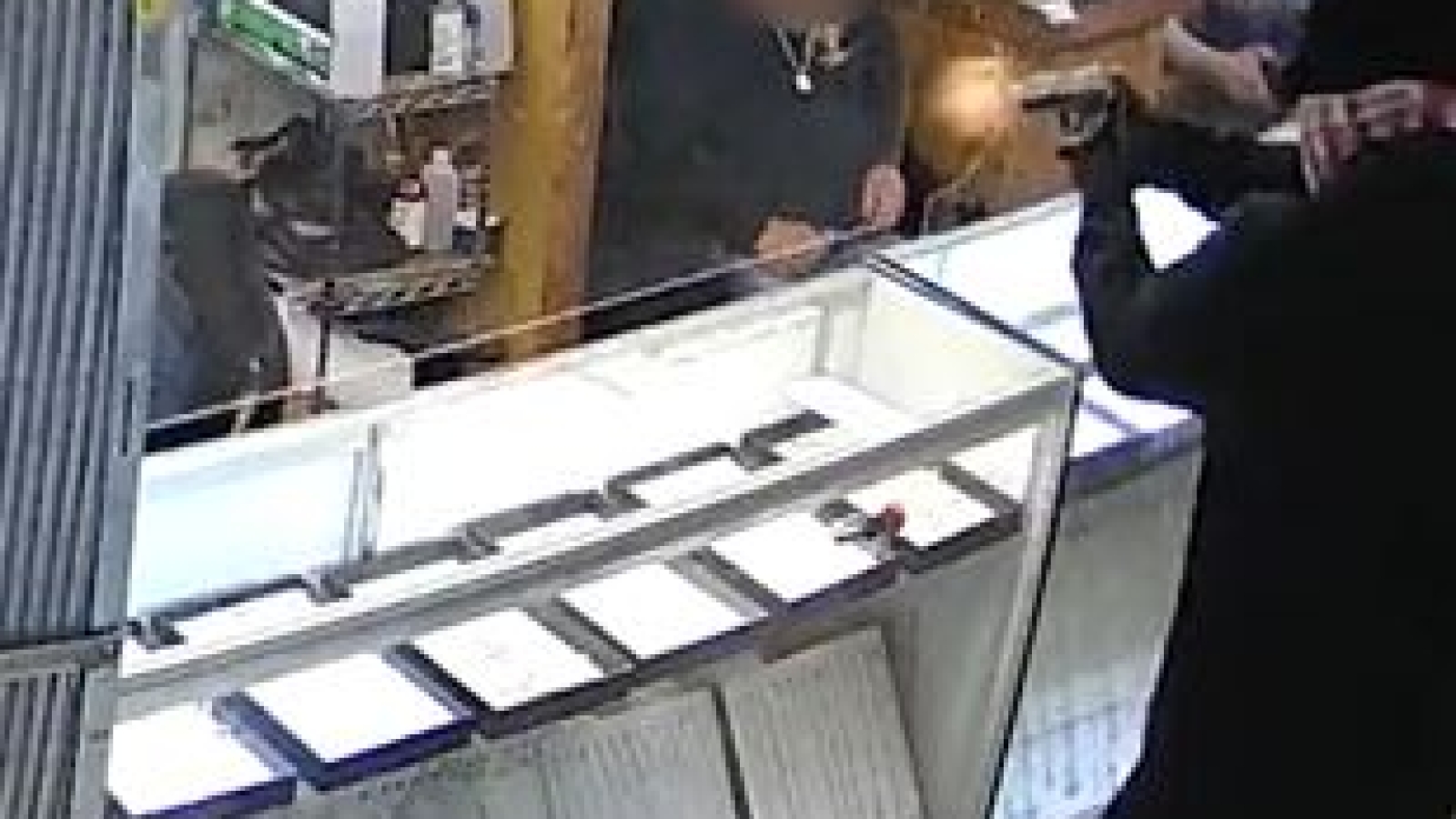 Subject committing armed robbery