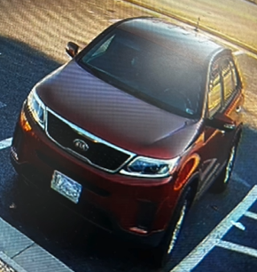 Burgundy KIA Sorrento