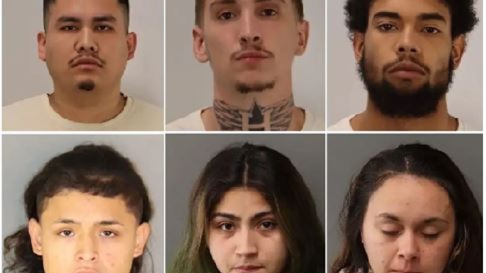 Image of six robbers